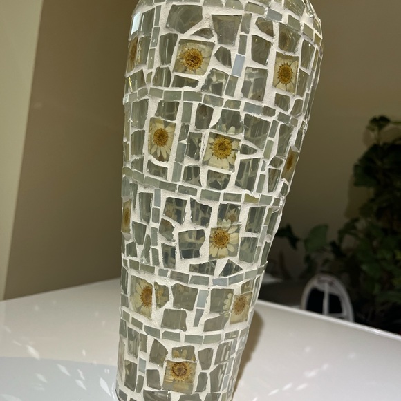 Nice vintage flower mosaic vase - Picture 7 of 9